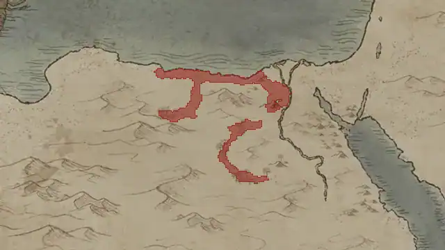 al-Majid Fatimid's realm on 1066.9.15 — Alexandria, 8 counties