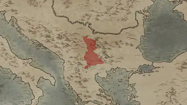 Alexios Palaiologos on the game's map