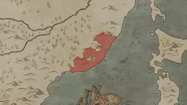 Aludai Yulou on the game's map