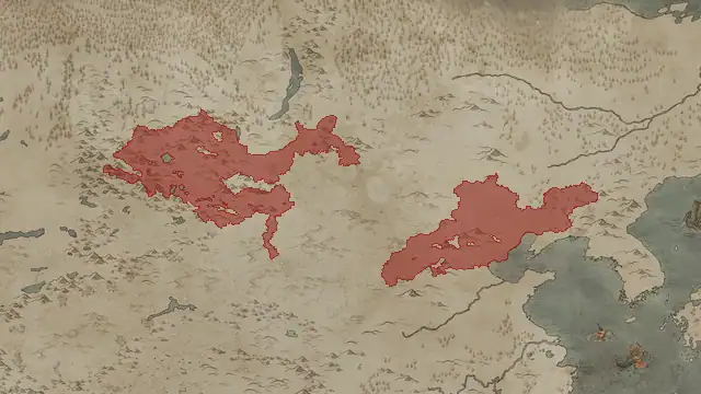 Chálá Yelü on the game's map
