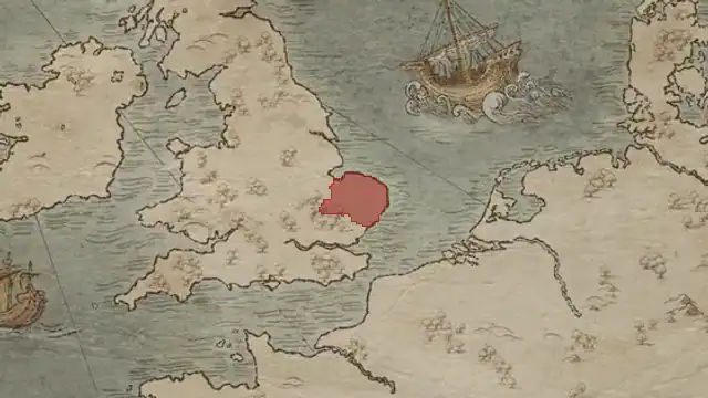 Eadmund East Anglia's realm on 867.1.1 — East Anglia, 3 counties
