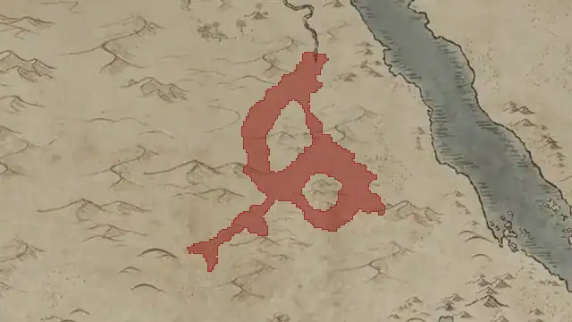 Georgios Azim on the game's map