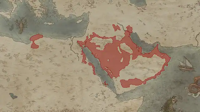 Hussayn Fatimid on the game's map