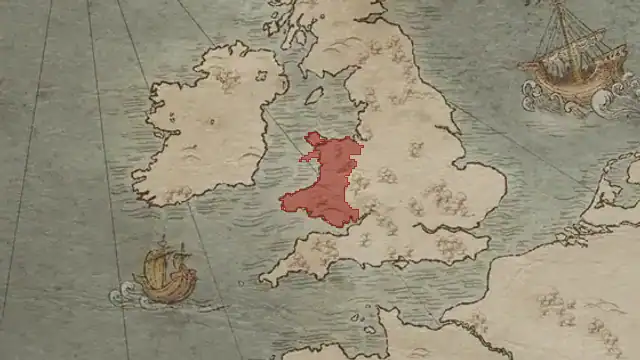 Where the Welsh culture is on 1066.9.15, 12 counties