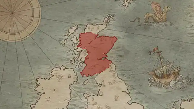 William the Lion on the game's map