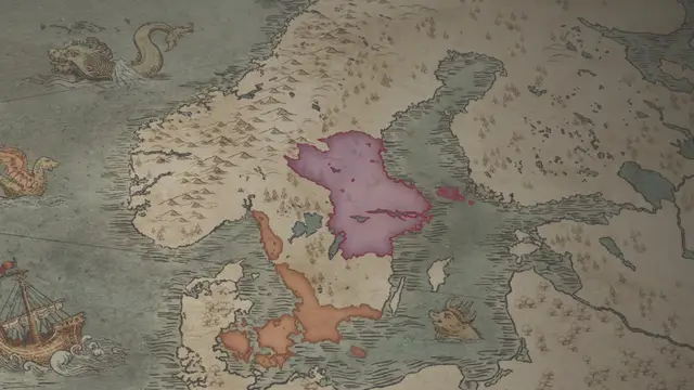Björn Ironside's realm on the start's map