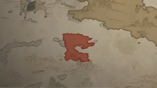 Chieftain Wolila's realm on the start's map