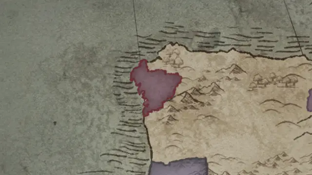 Count Hermenexildo Gutierrez's realm on the start's map