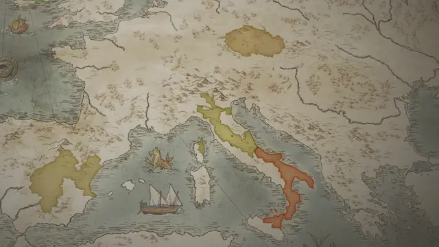 Duke Robert's realm on the start's map