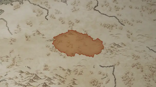 Duke Vratislav's realm on the start's map