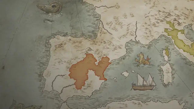 Emir Yahya's realm on the start's map