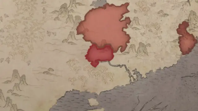 Governor Zhāng Shì's realm on the start's map