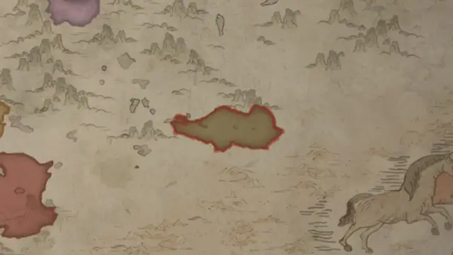 High Chieftain Inanch's realm on the start's map