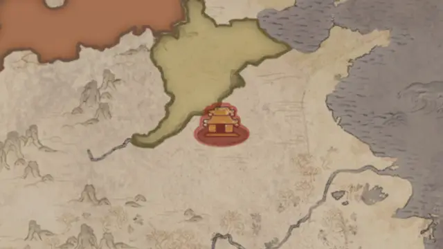 Huáng Chāo's realm on the start's map