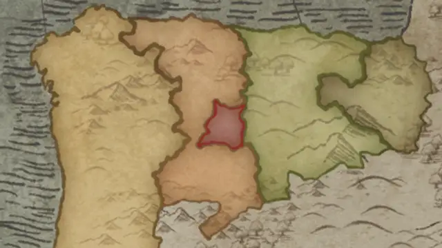 Infanta Urraca's realm on the start's map