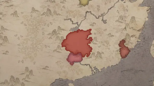 Intendant Xīn Qìjí's realm on the start's map
