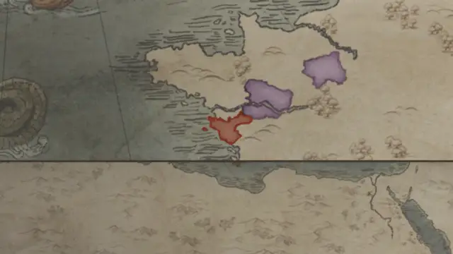 Jarl Hæsteinn's realm on the start's map