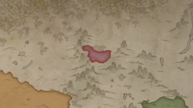 Kokotoy of the Kirghiz's realm on the start's map