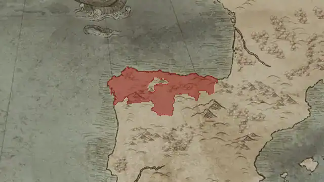 Alfonsu Cantabria's realm on 867.1.1 — Asturias, 13 counties