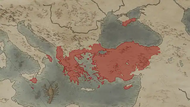 Basileios Makedon on the game's map