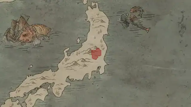 Yoshi'ie's realm on 1066.9.15 — Shimotsuke, 1 county