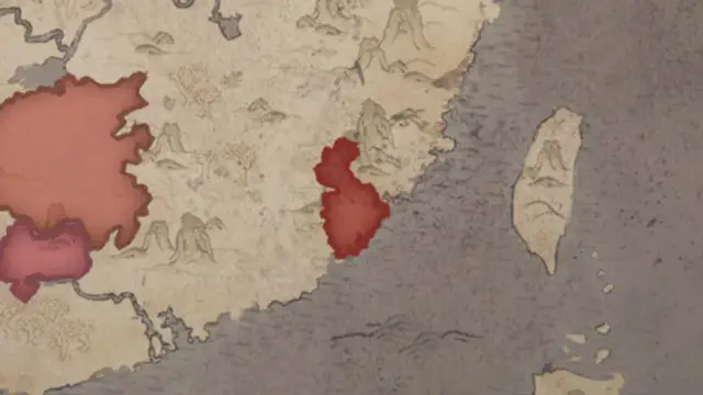 Prefect Zhū Xī's realm on the start's map