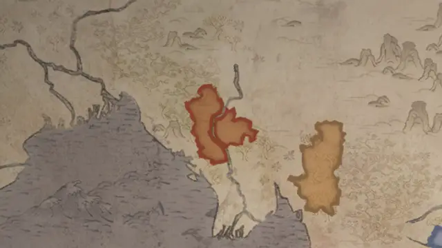 Pyinbya's realm on the start's map