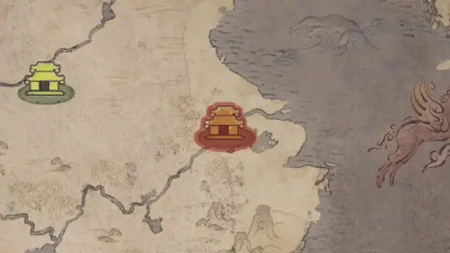 Qín Guān's realm on the start's map