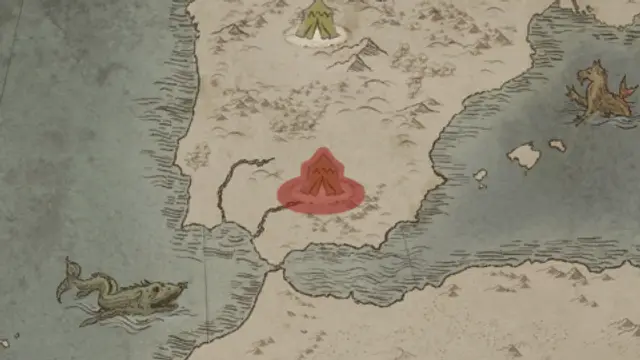 Wallada bint al-Mustakfi's realm on the start's map
