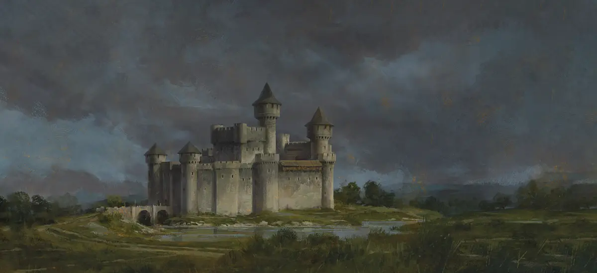 Castle, the game's painting