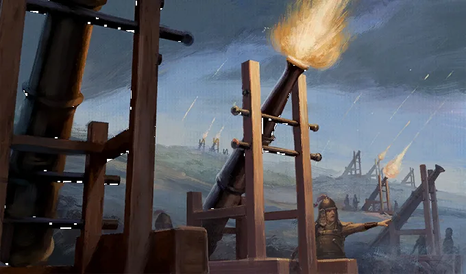 Fire Dragon Engines, the game's illustration