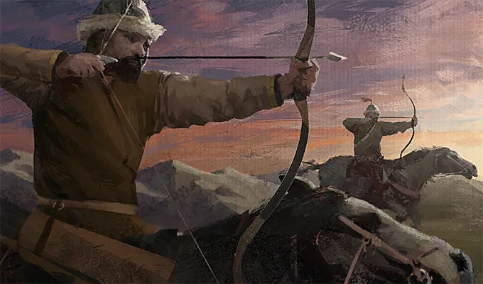 Retinue Horse Archers, the game's illustration