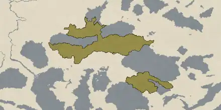 The 27 counties of Kipchak culture on the 1066 map