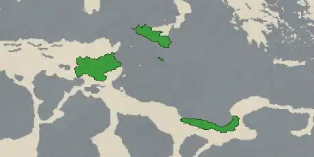 The 9 counties of Maghrebi culture on the 1066 map