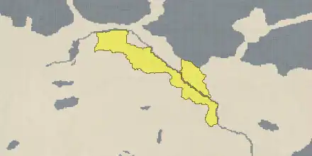 The 9 counties of Sorko culture on the 1066 map