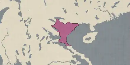 The 7 counties of Viet culture on the 1066 map