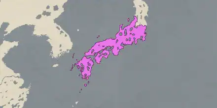 The de jure land of Japan