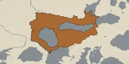 De jure land of Caspian Steppe