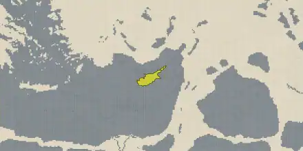 The de jure land of Cyprus