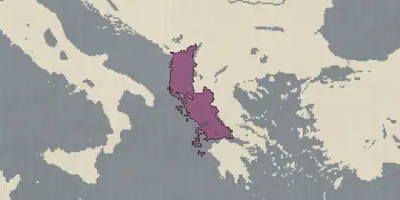 De jure land of Epirus