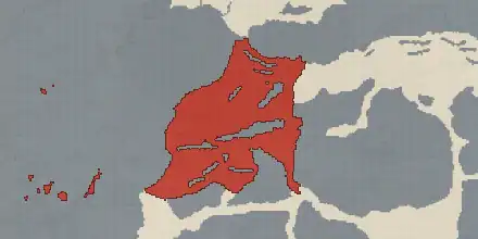 De jure land of Maghreb