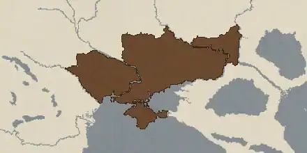 De jure land of Zaporizhia