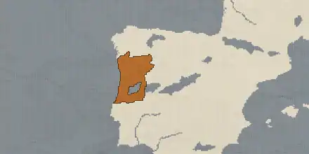 De jure land of Portugal