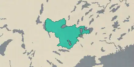 De jure land of Qianzhong