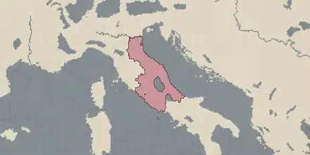 De jure land of Romagna