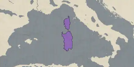 The de jure land of Sardinia