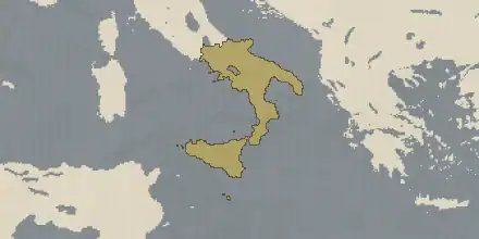 De jure land of Sicily