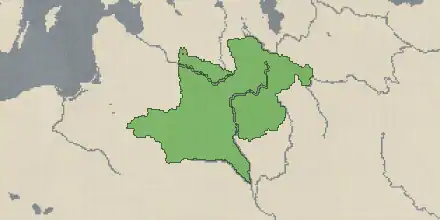The de jure land of White Rus'