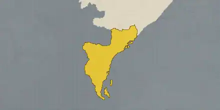 De jure land of Zanj