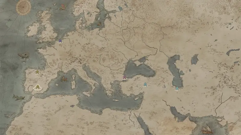 Wallada bint al-Mustakfi's realm on the bookmark map